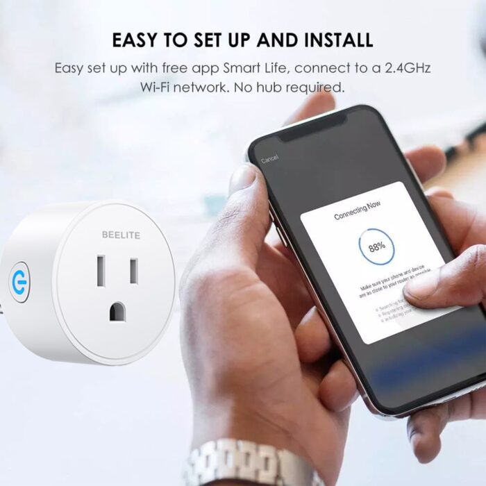 Smart Plug US 10A WiFi Socket Alexa Plug Timer Socket Smart Life Tuya Smart Home Works with Alexa Google Assistant ** * - Image 7