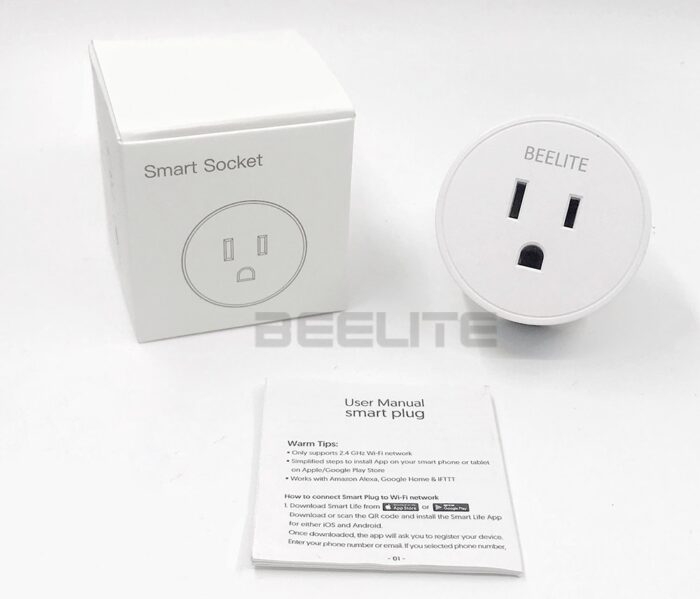 Smart Plug US 10A WiFi Socket Alexa Plug Timer Socket Smart Life Tuya Smart Home Works with Alexa Google Assistant ** * - Image 1