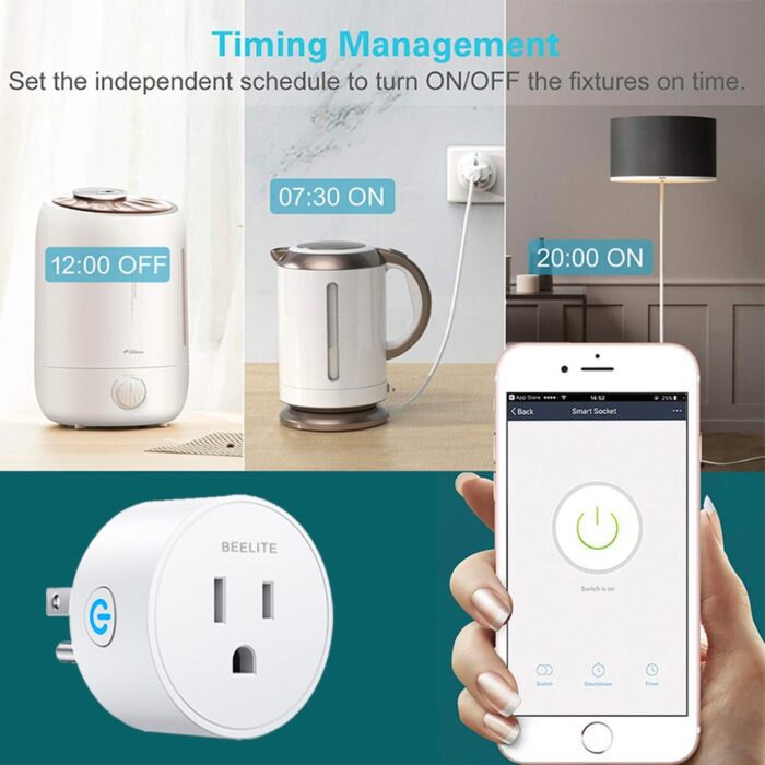 Smart Plug US 10A WiFi Socket Alexa Plug Timer Socket Smart Life Tuya Smart Home Works with Alexa Google Assistant ** * - Image 13