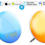 Tuya WiFi Smart Wake Up Light Workday Alarm Clock,Sunrise/Sunset Simulation 4 Alarms Snooze Function Work with Alexa Google Home ***** ** *