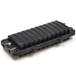 12 core Fiber enclosure 2 IN 2 OUT Horizontal optical fibre splice box waterproof outdoor d type fusion tray box 317*141*65 ***** ** *