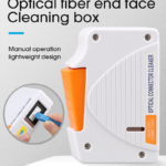 AUA-550 Fiber End Face Cleaning Box SC/FC/ST/LC Connector Wiping Tools Fiber Flange Adapters Cleaner Pigtail Cleaner ***** ** *
