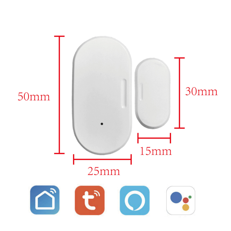 Tuya Zigbee Door And Window Magnetic Sensor Wireless Connection Smart ...