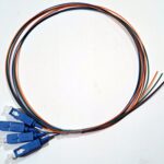 4 Core Full Colors SC UPC Pigtail 1M SM 9/125um 0.9mm Optical Fiber Cable FTTH A Class Ferrule For Factory Ample Supply ***** ** *