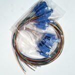 24 Core Full Colors SC UPC Pigtail 1M SM 9/125um 0.9mm Optical Fiber Cable FTTH A Class Ferrule For Factory Ample Supply ***** ** *