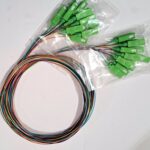 24 Core Full Colors SC APC Pigtail 1M SM 9/125um 0.9mm Optical Fiber Cable FTTH A Class Ferrule For Factory Ample Supply ***** ** *