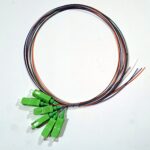 6 Core Full Colors SC APC Pigtail 1M SM 9/125um 0.9mm Optical Fiber Cable FTTH A Class Ferrule For Factory Ample Supply ***** ** *