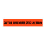 Non-Detectable Underground Warning Tape - Caution Buried Fiber Optic Line - 3"W