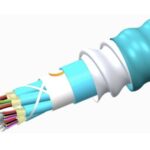 700’ COMMSCOPE 760127639 6F OM3 Aluminum Armored Cable P-006-DZ-5L-FSUAQ - Aqua