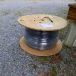 Corning Fiber Optic cable, 6 Fiber black, brand new, still wrapped in plastic