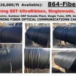 432F 864F Corning Prysmian Fiber Cable Ribbon OS2 SingleMode Dielectric OSP 50K