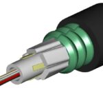 Commscope O-008-DA-8W-F08NS 8 CT SM Jacketed Armored Fiber Cable-5000' Reel