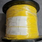 12360 ft AFL 12 Fiber Optic Single Mode Yellow Riser Micro-Cable 200µm OFNR EABF