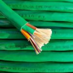 500' ft, 48 Fiber Optic Cable, 50/125 µm 10 Gig Green Plenum OM3 Multimode OFNP