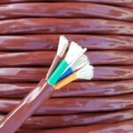 250' ft, 48 Fiber Optic Cable, 9/125 µm Brown, Plenum OS1 Singlemode OFNP USA