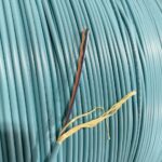 5000ft 6 Strand OM3 50/125 Multimode Indoor Riser Rated Fiber Optic Cable Aqua