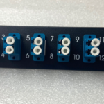 CCH-CP12-A9 Compatible Fiber Adapter Panel LC 12 Port SM UPC Adapters