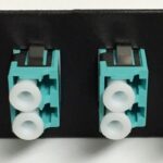 Fiber Optic Adapter Panel, 10 Gig Multimode, 6 LC Duplex, 12 Ports om3 - 8731