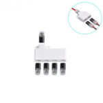 1 Lead 4 Way - LED Wire Connector Splitter Box with Connector for Audio Auto Moto Lighting System 22-20AWG Led Strip Wire Cable Junction Box ***** ** *